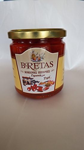 Bretas Hand-stuffed Red Peppers with Feta Cheese 210gr 7.40oz