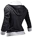 jeansian Men's Zipper Hoodie Casual Coat Slim Fit Jacket 8945