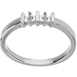 14K White Gold Mother's Ring - 2 Gemstone -- YOU CHOOSE THE COLORS!