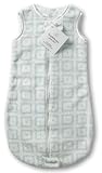 【並行輸入品】Swaddle Designs ジップミーサック 3~6ヶ月児 パステルブルースクエア ポリエステル100% SD-082PB