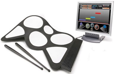 Childrens Toyshop  Video Games : DREAM CHEEKY USB Roll-Up Drum Kit (PC)