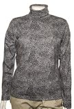Plus Print Turtleneck
