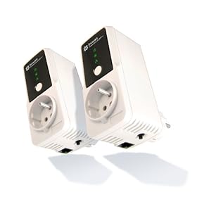 Bewan - Powerline E200 Maxx Duo - Adaptateur CPL avec prise et filtre int�gr�s