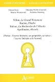 Poésie. L'oeuvre littéraire, ses proprietés, sa valeur. L'oeuvre littéraire et le lecteur.
