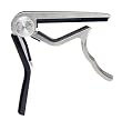 Fire & Stone Capodastre D-Style flat Guitare classique Aluminium poli