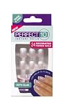 Review PERFECT 10 40 22 305 / Perfect 10 Decorated French Artificial Nails - French Glitter