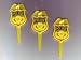 Police Badge Cupcake Picks - 12ct