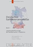 Deutscher Familiennamen-Atlas, 5 Bde - (Pflichtabnahme): Band 1 - 