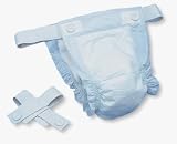 Medline Protection Plus Undergarments w/Belt Adult Briefs/Diapers - Case of 120