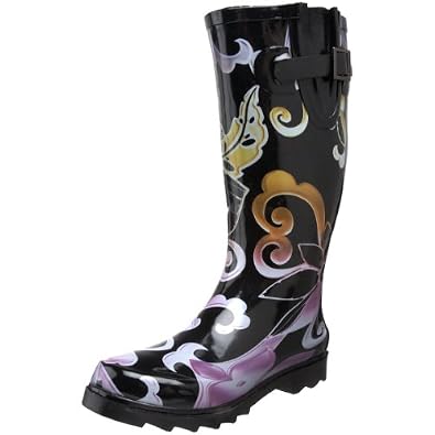 Chooka Women s Retro Flower Knee High Boot Retro Flower