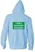 I AM A QUILTING GODDESS Youth Zippered Hooded (Hoody) Jacket (for Kids) BLUE LARGE