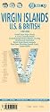 Laminated Virgin Islands (U.S. & British) Map by Borch (English Edition)