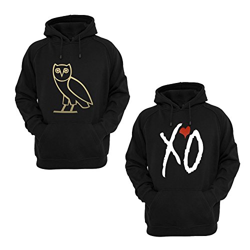 Black Adult XO The Weeknd Sweatshirt Hoodie