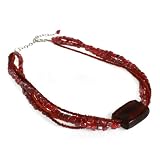 Glass Beads Red Pendant 