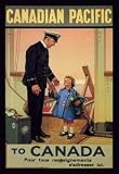 12 X 18 Stretched Canvas Poster Canadian Pacific To Canada