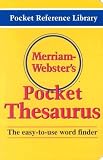 Merriam-Webster's Pocket Thesaurus (Pocket Reference Library)