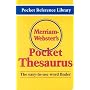 Merriam-Webster's Pocket Thesaurus (Pocket Reference Library)
