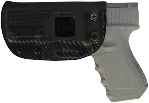 Black Jacket Holster IWB KYDEX Holster: fits Glock 19 (Carbon Fiber Black - Left Hand)