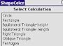 ShapeCalcz - Geometric Calculator downloadable Software