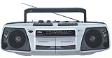 AIWA ステレオカセットレコーダ シルバー CS-W535