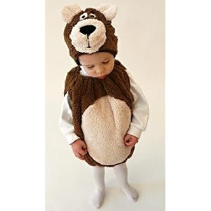 Mullins Square Teddy Bear Baby Costume, Tan - 6-18 Months