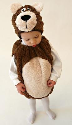 Mullins Square Teddy Bear Baby Costume - Tan - 6-18 Months Image Mullins Square Teddy Bear Baby Costume - Tan - 6-18 Months