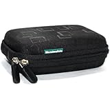 Maxsimafoto&reg; - Semi Hard case - BLACK - for Panasonic Lumix DMC-TZ70 TZ60 TZ55 TZ57 TZ61 Digital Camera.