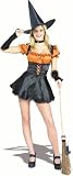 アダルト オレンジセクシーウィッチ コスチューム Adult Orange Sexy Witch Costume 802106