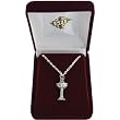 Silver-Plated Necklace with 18" Chain and 1" Chalice Pendant
