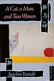 A cat, a man, and two women