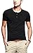iLoveSIA® Mens Henley T-shirts Round Neck With Short Sleeve