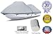 -Color: Silver Gray
-Condition: Brand New
-Indoor and outdoor protection for your PWC.
-The cover is trailer able and can be used on the road while trailering your Jet Ski.
-Comes with an Integrated trailering strap
-Storage bag and tie-down rope included.
-Rear air vent reduces inside moisture and wind lofting.
-Made from Technologically advanced 210 Denier marine grade Poly Material
-Helps reduce the fading of your Jet Ski's paint.
-Water repellent fabric
-Dust and Dirt protection.
-UV protection (protects your Jet Ski against the harmful effects of the sun) 
-Cover has an elastic cord hem for a fast, tight fit.
-Semi-custom fit to accommodate most Personal Watercrafts in the industry.
-Easy to use: Remove the cover and your Jet Ski is as good as new and ready for adventure.
-Comes with storage bag
-We stand behind all of our products, and include a 2 years warranty with our Personal Watercraft covers.
-Every Cover is guaranteed under warranty to remain strong and durable over time.