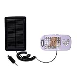 Solarbetriebenes Taschenaufladegerät für wiederaufladbaren externen Akkusatz für Disney Hannah Montana Mix Stick MP3 Player DS17032 - benutzt Gomadic TipExchange Technologie