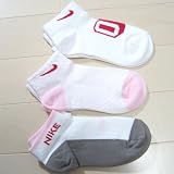 NIKE(ナイキ)ガールズロゴスニーカーソックス3足セット15.5-17cm
