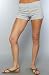 Claw Money The Shady Shellfish Short in Heather Gray,Shorts for Women