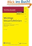 Wichtige Steuerrichtlinien: Richtlini...