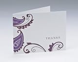 Lavender Paisley Thank You Notes