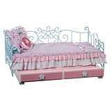 Our Generation Metal Bed with Trundle for 18” Doll