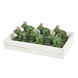 Six Enchanted Frog Prince Tealight Candles