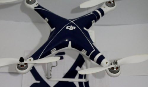 Blue Decal sticker wrap vynil skin compatible with Dji Phantom 2 vision