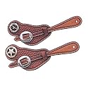 Basket-stamp Spur Straps