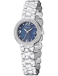 Stuhrling Original Womens 922.02 Vogue Tresor Analog Display Swiss Quartz Silver Watch