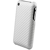 Naztech Graphite Carbon Fiber Shields - iPhone 3G / 3Gs - Silver