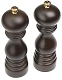 Peugeot Paris Classic 7-Inch Salt and Pepper Mill Set, Chocolate Matte