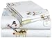 Pike Street 135-Gram Printed Flannel Queen Sheet Set, Winter Wonderland