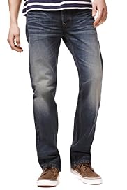 North Coast Straight Fit Vintage Style Denim Jeans