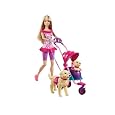 Barbie Strollin Pups Playset