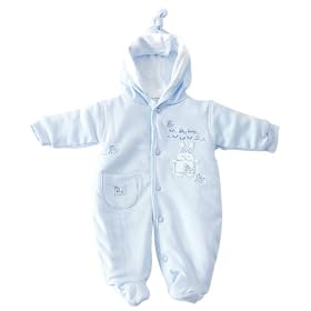 Dandelion Baby Pram Suit for 0 - 3 Months (Blue)