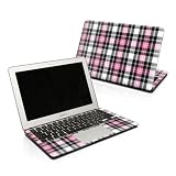 Pink Plaid Design Protector Skin Decal Sticker for Apple MacBook Air 11 inch Multi-Touch (release Fall 2010)