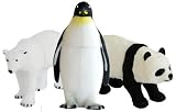 AMP Endangered Species USB Drive Trio - 3x 4GB Panda, Penguin, Polar Bear